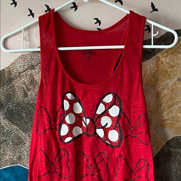 DISNEYPARKS MINNIE BOW TANK TOP - Picture 2 of 4